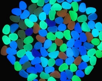 100 x Glow in the Dark Stones