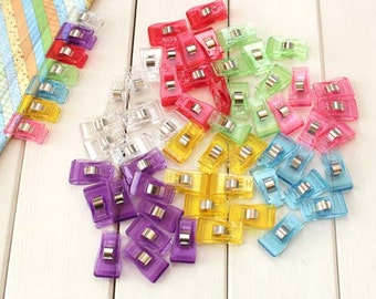 20 x Wonder Clips For Patchwork Sewing Quilting DIY Crafts- mixed colors