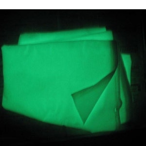 1 Yard Glow in the Dark Fabric 92cm x 92cm image 3