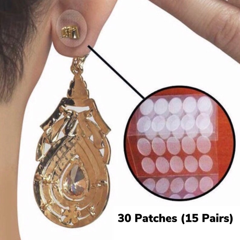 Ear Stickers Stretched Ear Lobes No Longer Visible Ear Etsy