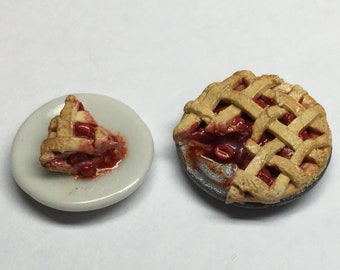 Dollhouse Miniature Cherry Pie 1:12 scale