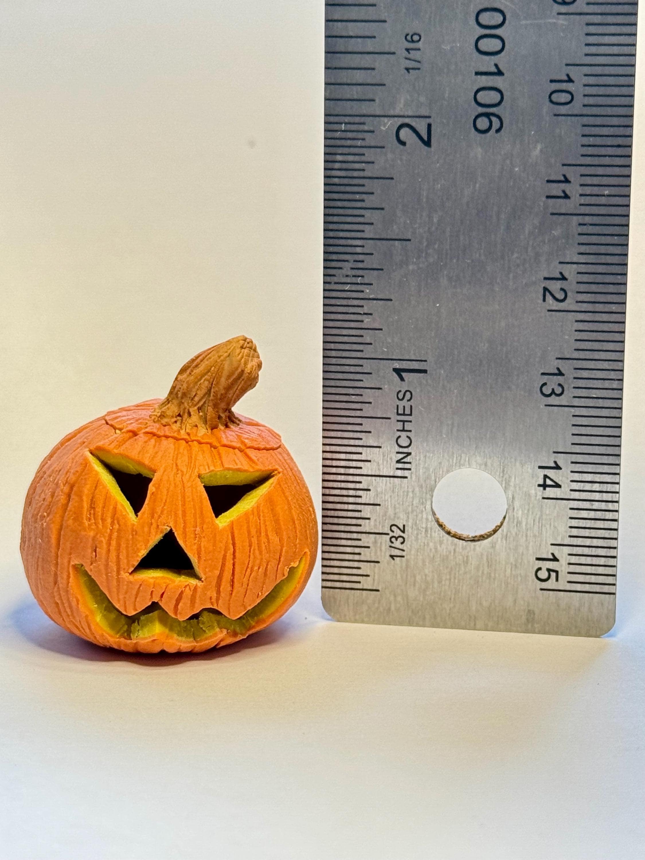 Miniature Dollhouse Jack -o'- Lantern, Halloween Pumpkin, Dollhouse ...