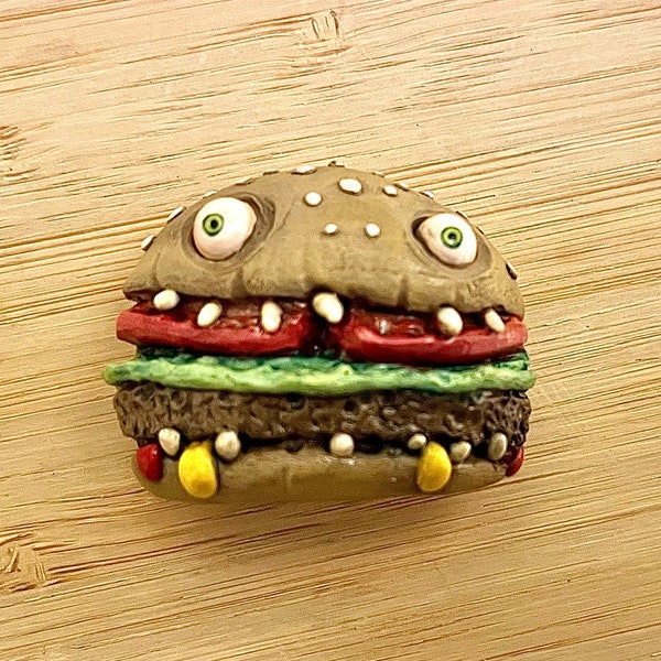 Burger Monster Magnet