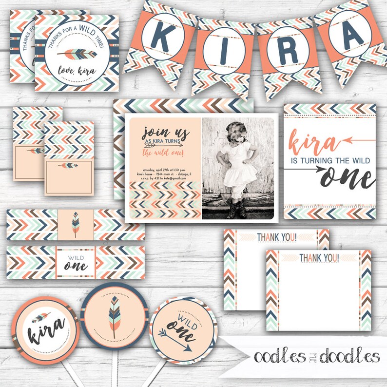 A through Z Banner Printable Tribal Party Decor Create Your Own Banner Tribal Bunting Boho Banner INSTANT DOWNLOAD Tribal Banner