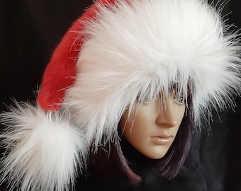 big fluffy santa hat