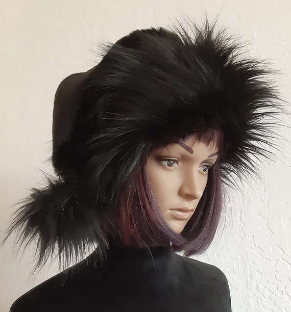 black santa hat
