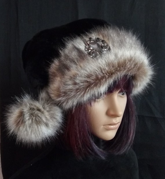 Fur santa hat Clearance