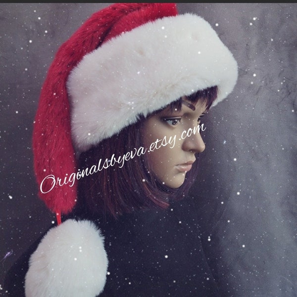 Gorro de Papá Noel de arándano y vainilla