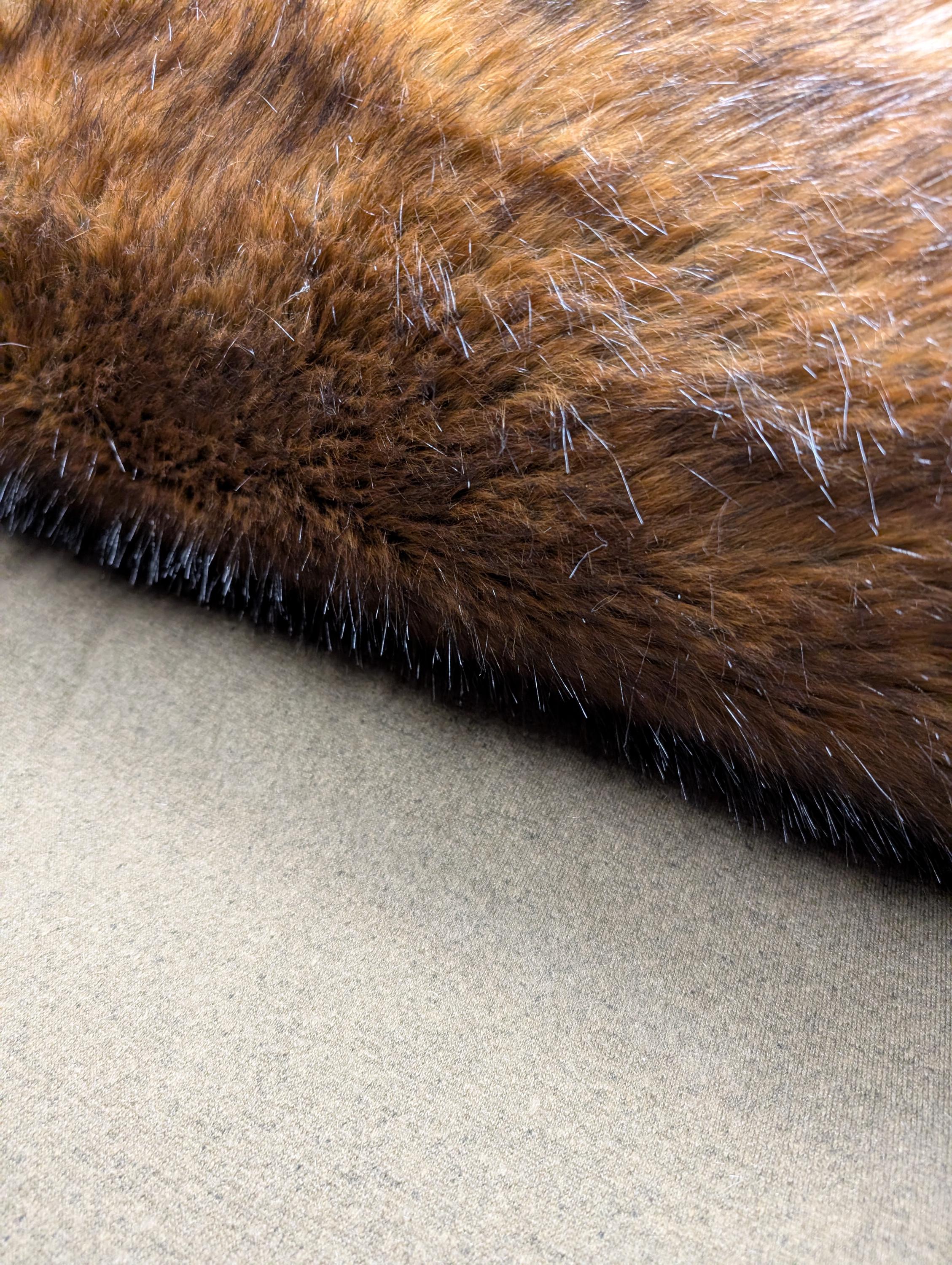 Brown Bear Faux Fur by the Yard or Three Yards