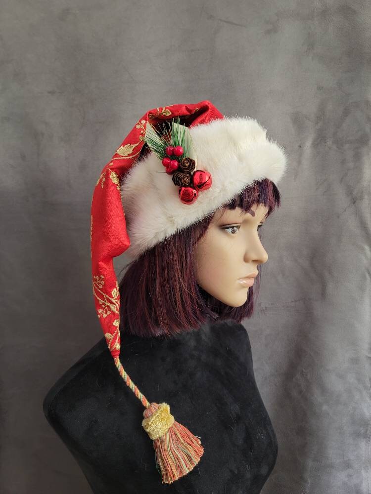 Hollister Womens Pom Knit Burgundy Cuffed Beanie Winter Hat One