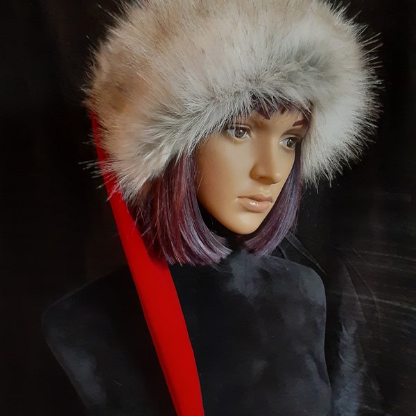 Real Fur Santa Hat Etsy