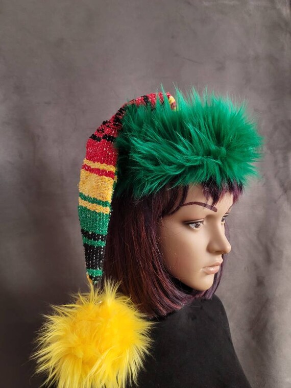 Reggae Santa Hat Rasta Santa Hat Santa 