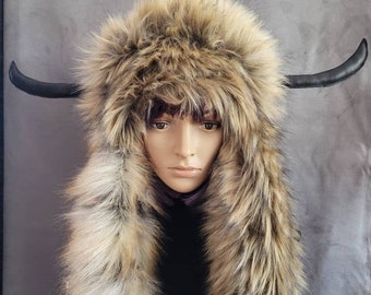 Buffalo Horn Hat - Etsy