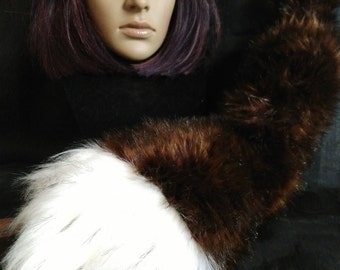 Faux Red Fox Fur Costume