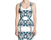 Galactic Garden Dress white