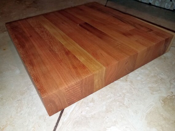Reclaimed Cherry Butcher Block Cutting Board Etsy