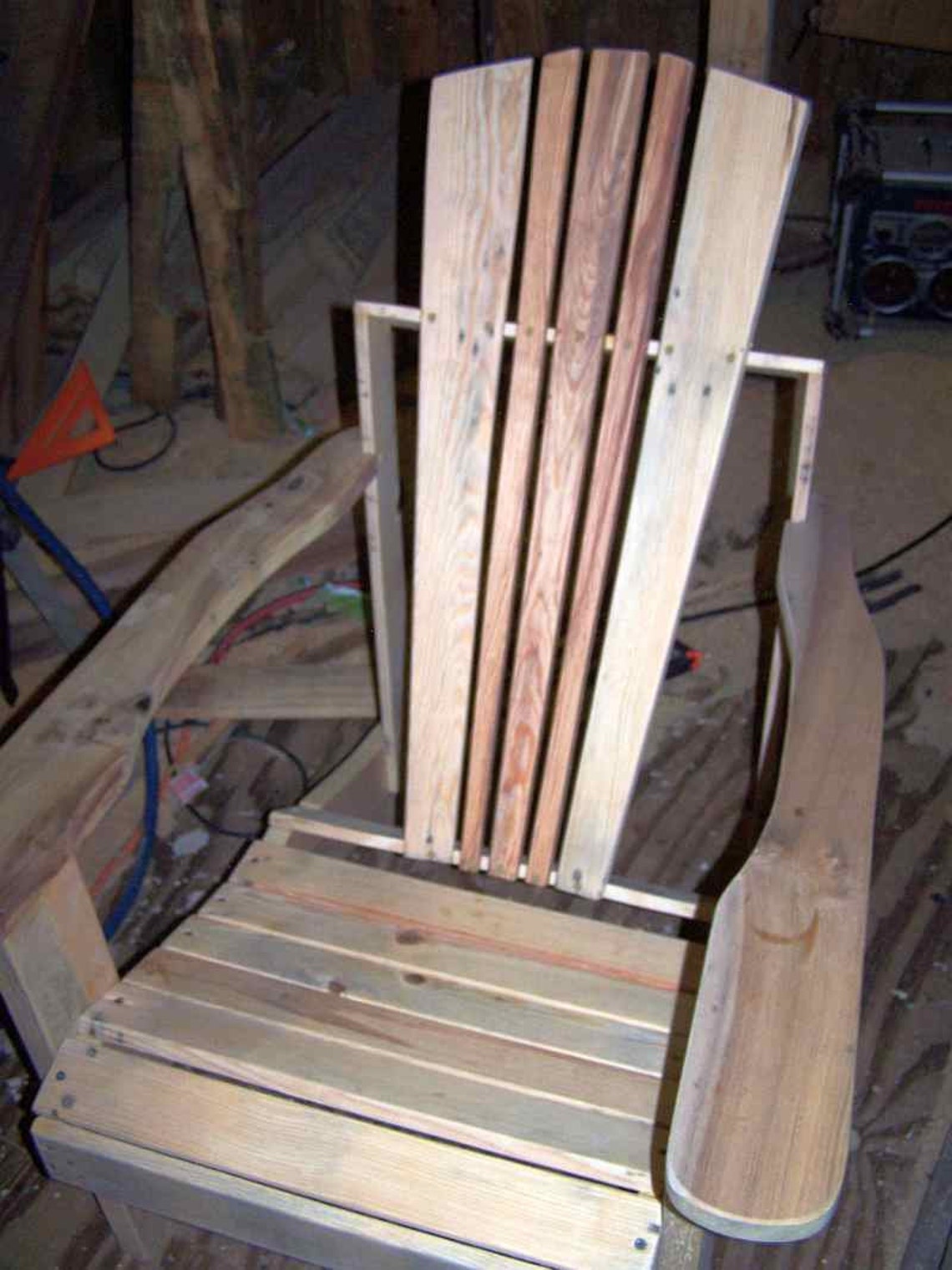 Adirondack Chair Made From Recycled Upcycled Pallet Wood Etsy