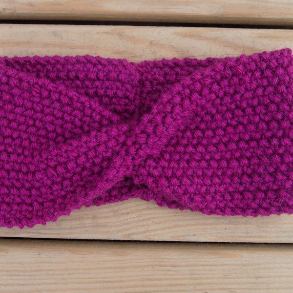 Berry Purple Ear Warmers