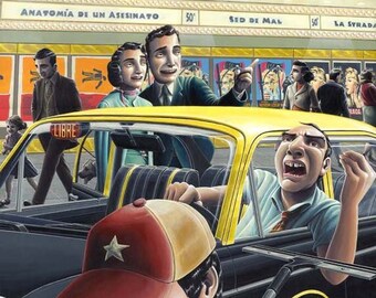 A Night of Cinema Vérité. 13" x 19" Arkivtryck (begränsad upplaga av 100)