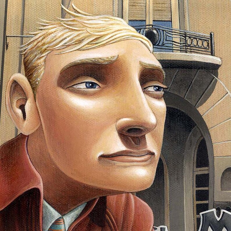 Den stora flykten. 13 x 19 tryck Arkivtryck (begränsad upplaga om 100) bild 4