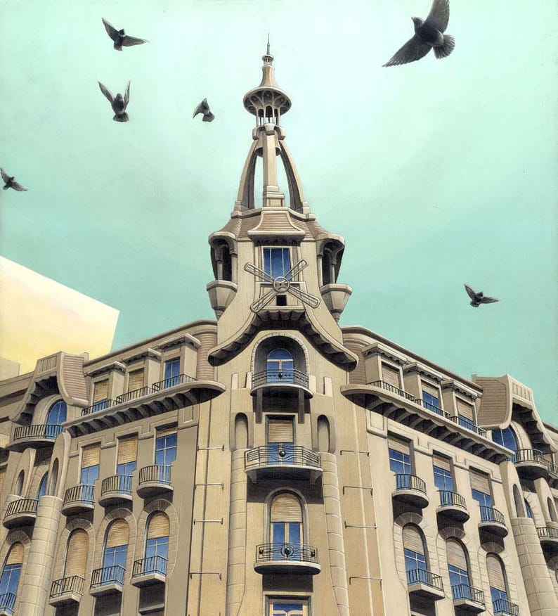 Den stora flykten. 13 x 19 tryck Arkivtryck (begränsad upplaga om 100) bild 2