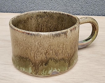 Handmade ceramic coffee or tea mug