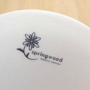 Personalised ring dish. White porcelain ceramic round bowl. Perfect for wedding pillow alternative. Wedding or engagement gift. image 5