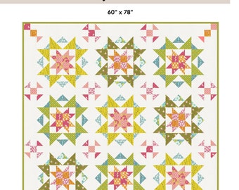 Patrón de edredón de estrellas grandes Daydream en formato PDF