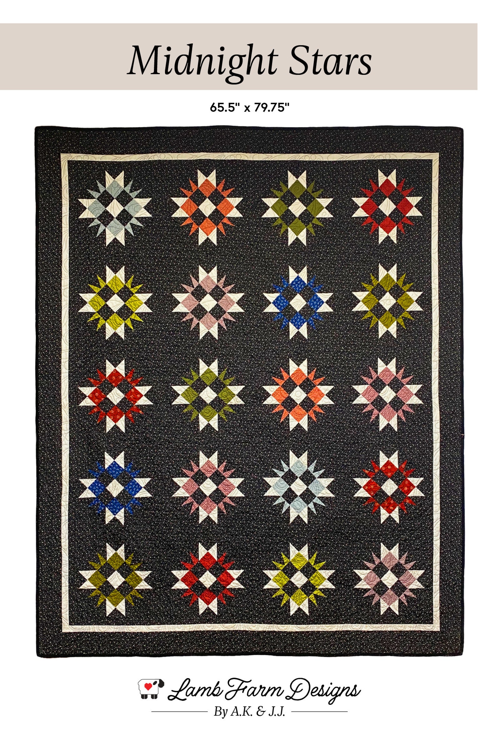 PDF Midnight Stars Dark Quilt Pattern - Etsy