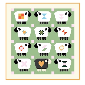 PDF Down the Lane Wool Applique Wall Hanging Pattern