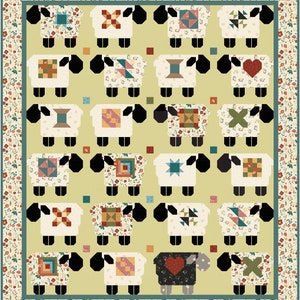 PDF Down the Lane Lamb Quilt Pattern