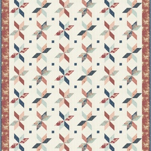 PDF Nosegay LeMoyne Star Quilt Pattern