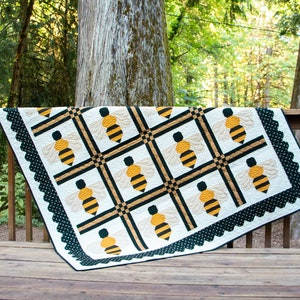 PDF Bees on the Farm Quilt Pattern