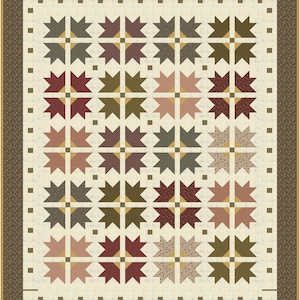 PDF My Dear Scarlett Star Block Quilt Pattern