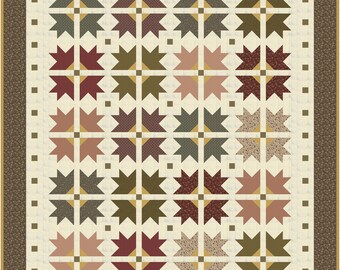 Patrón de colcha de bloques de estrellas Mi querida Scarlett en formato PDF