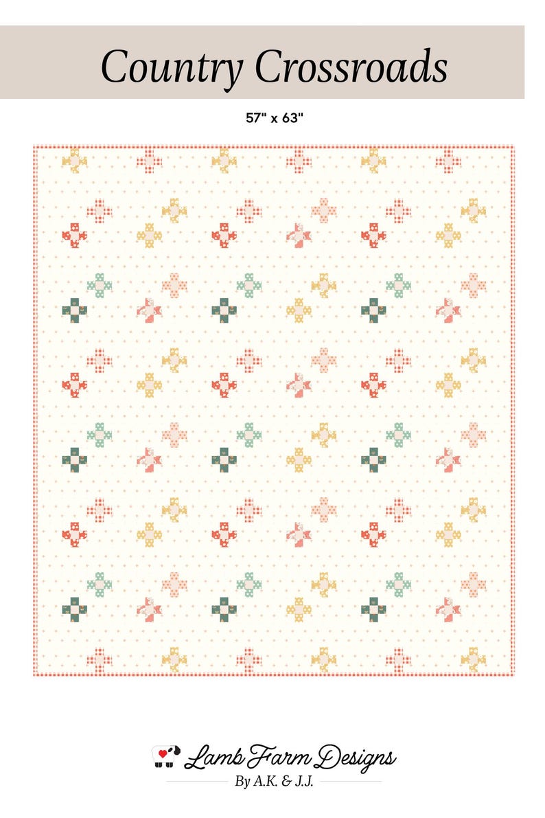 Pattern Croosroad PDF Country Crossroads Quilt Pattern - Etsy