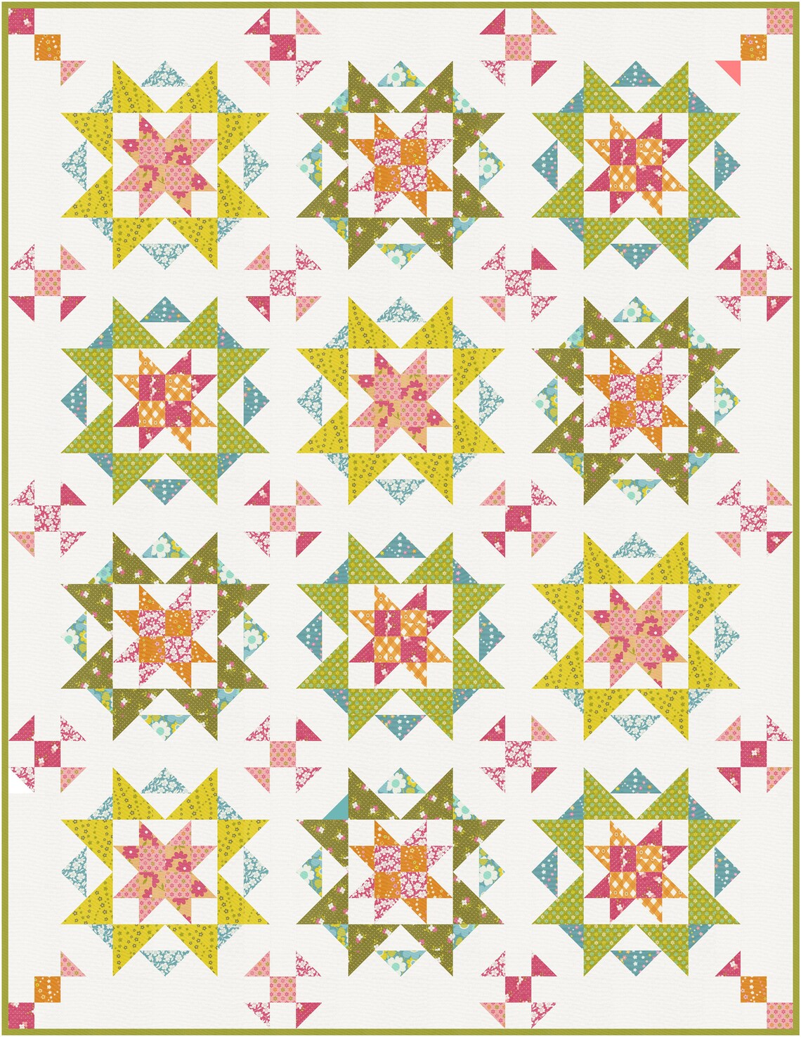 PDF Daydream Large Star Quilt Pattern - Etsy