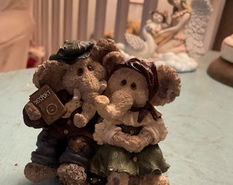 Boyds Bears & Friends Packy Dementia Resin Figurine Noah's Ark Series 1999