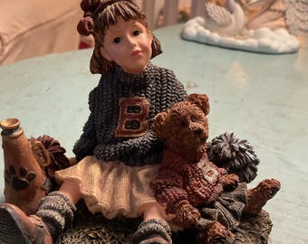 Boyds Collection Yesterdays' Child Dollstone Tami with Doug Figurine Resin 1999