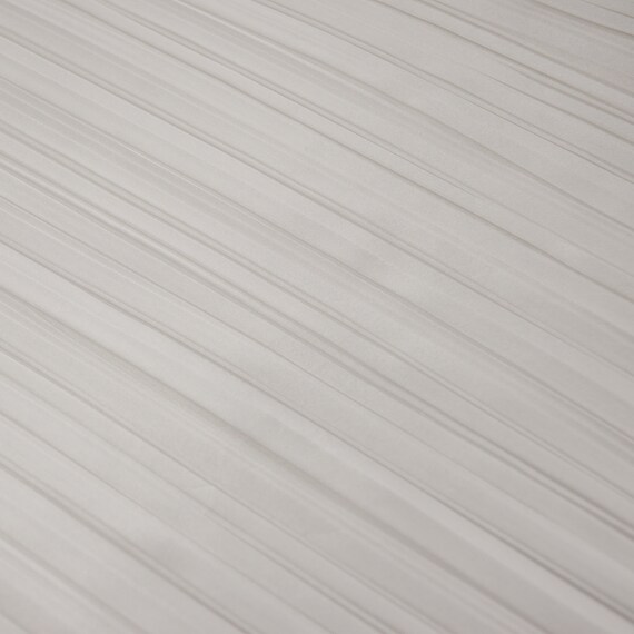 Bridal Mushroom Pleated White Polyester 