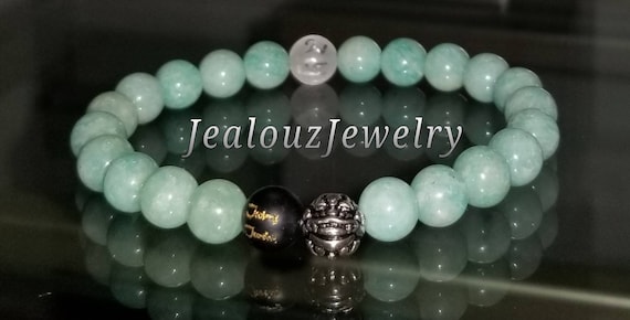 Classic Amazonite Sterling Silver 8mm Gemstone Bracelet