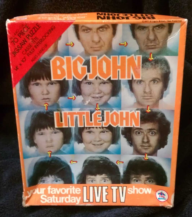 RARE Vintage Big John Little John Puzzle 1970s Complete Live Etsy