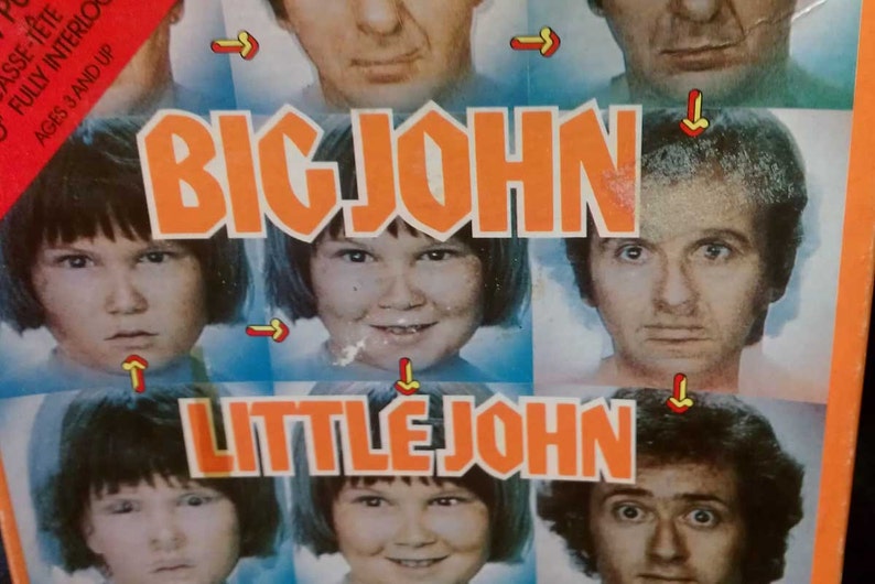 RARE Vintage Big John Little John Puzzle 1970s Complete Live Etsy