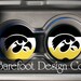 Iowa Hawkeyes Personalized Custom Sandstone Car Coaster FAST SHIPPING