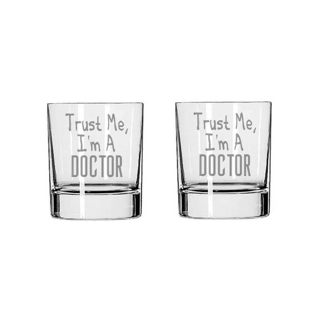 Trust Me, I'm A Doctor Glass Set Trust Me, I'm A Doctor Rocks Glass