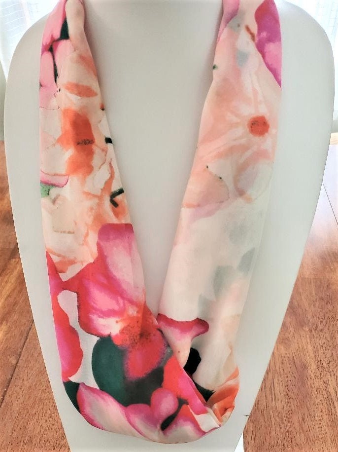 White Floral Print Floral Scarf Amazon Ice White Clover Garden Print Modal Silk Scarf Ipekevi