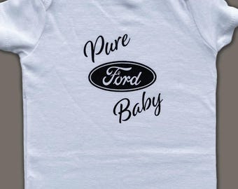 Ford Cotton Onesie - Ford Baby Bodysuit - Rabbit Skins - Carter's