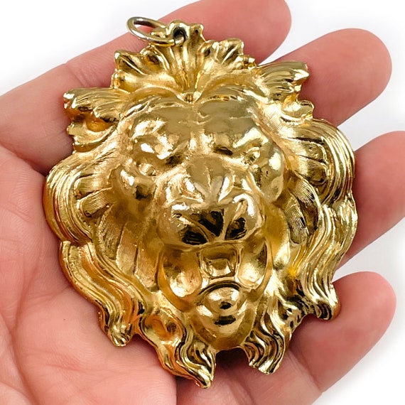 Vintage Napier Lion Head Pendant - image 5