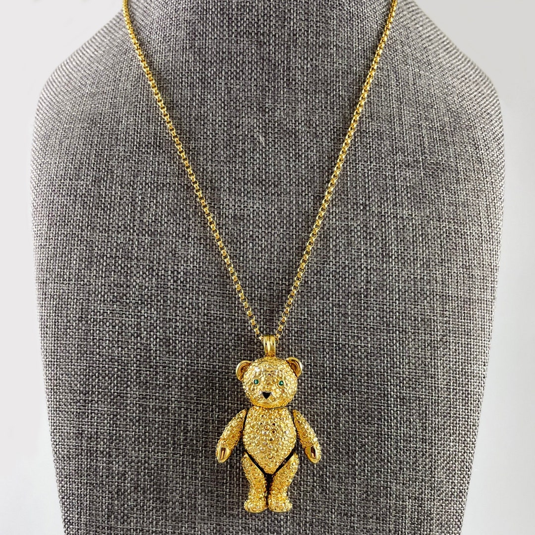 Vintage Pudding Bear Necklace main image 0