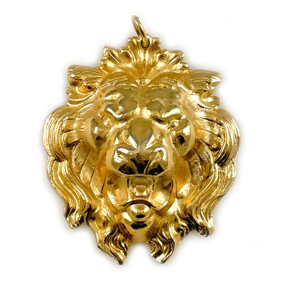 Vintage Napier Lion Head Pendant - image 1